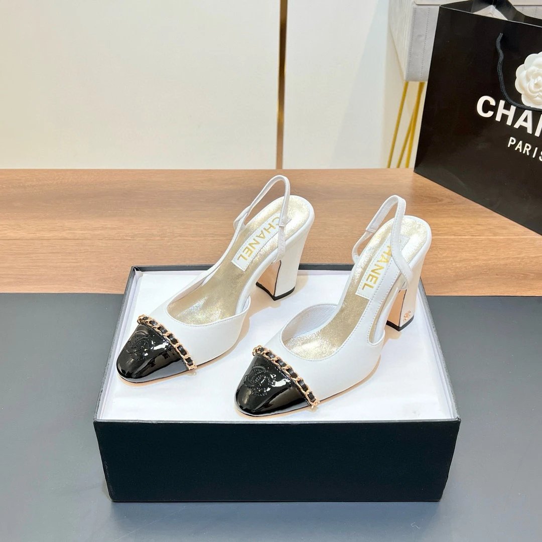 샤넬 슬링백 펌프스
