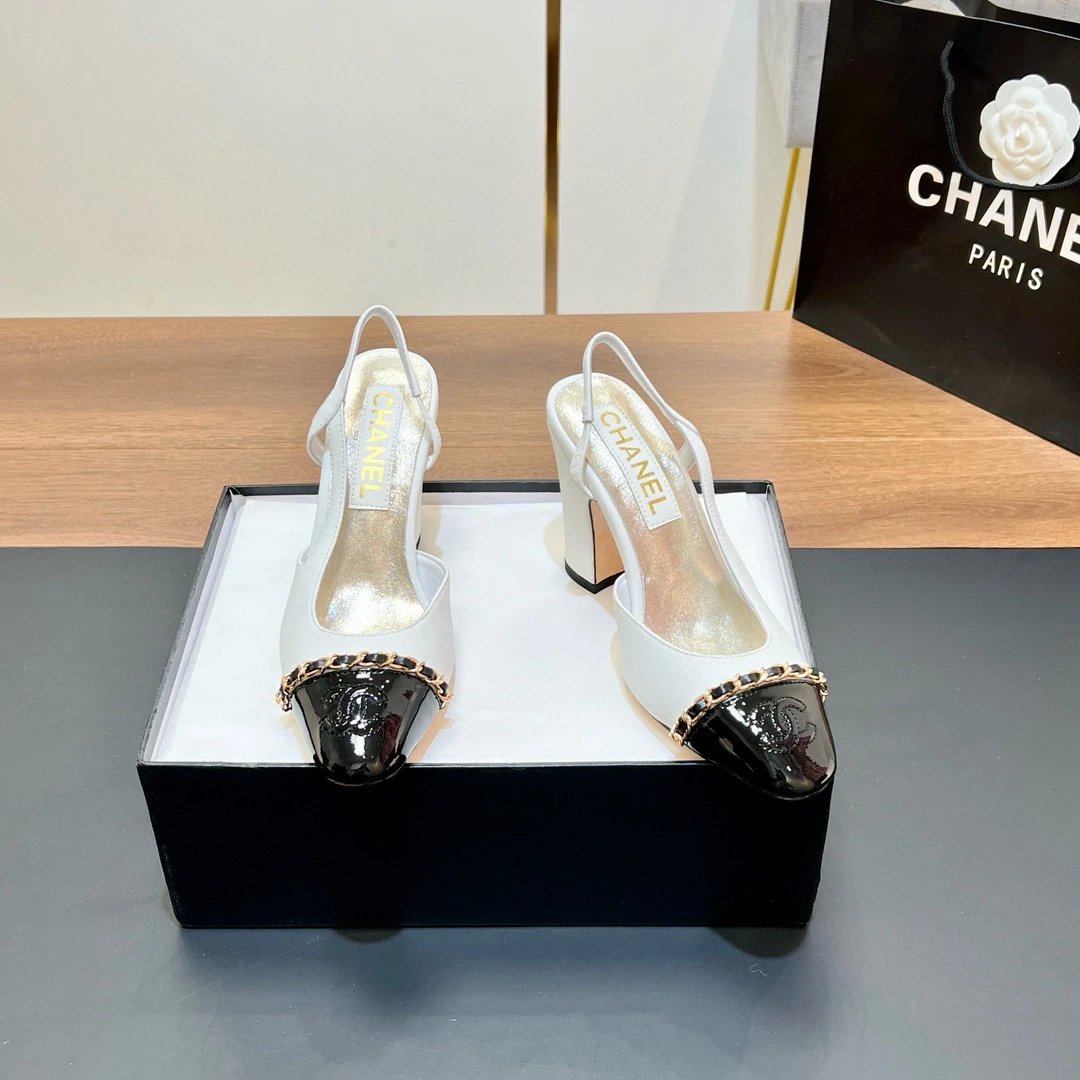 샤넬 슬링백 펌프스