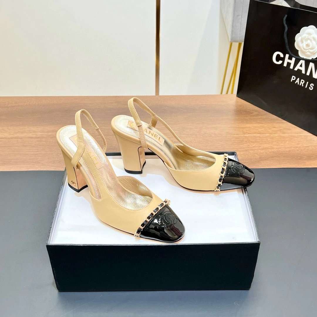 샤넬 슬링백 펌프스