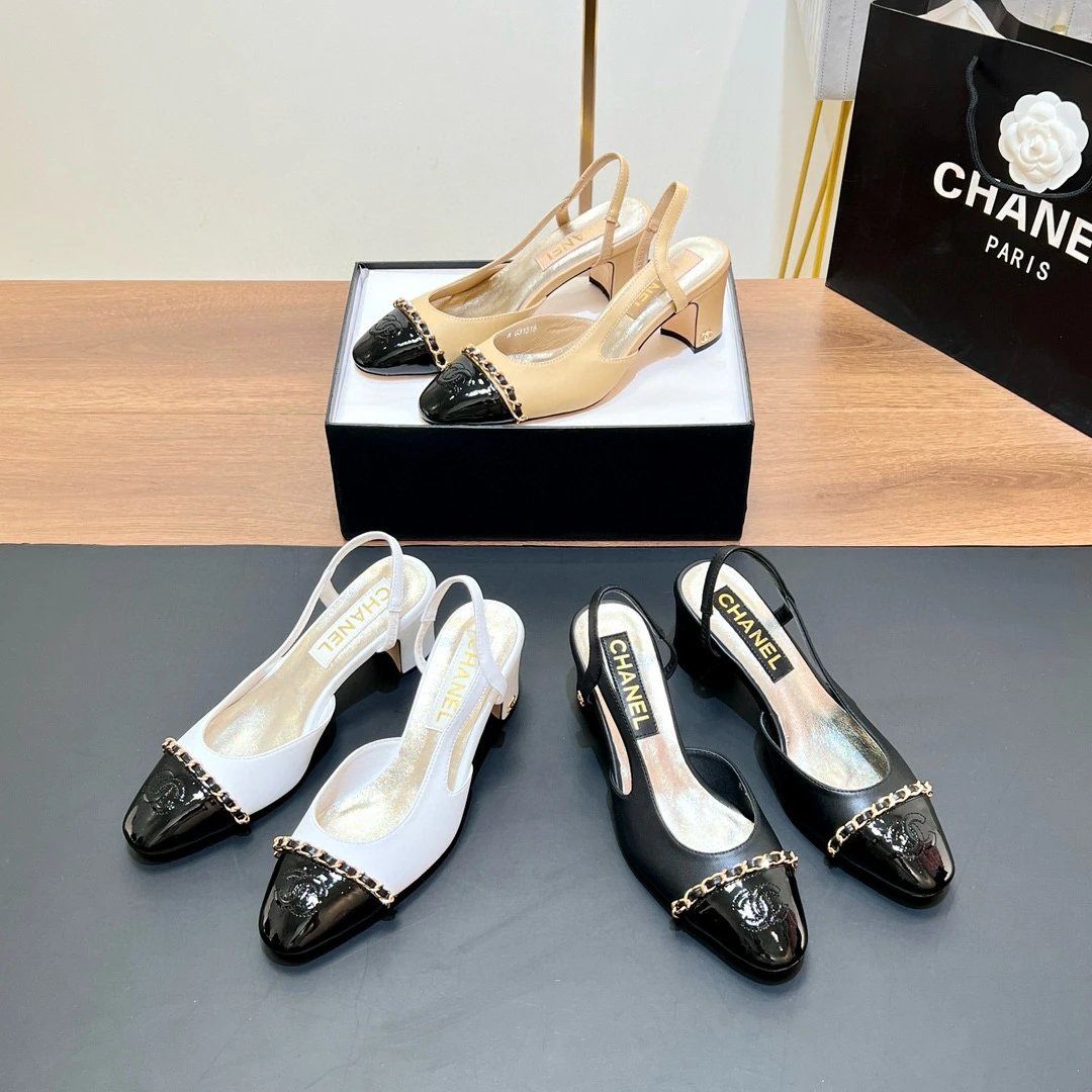 샤넬 슬링백 펌프스