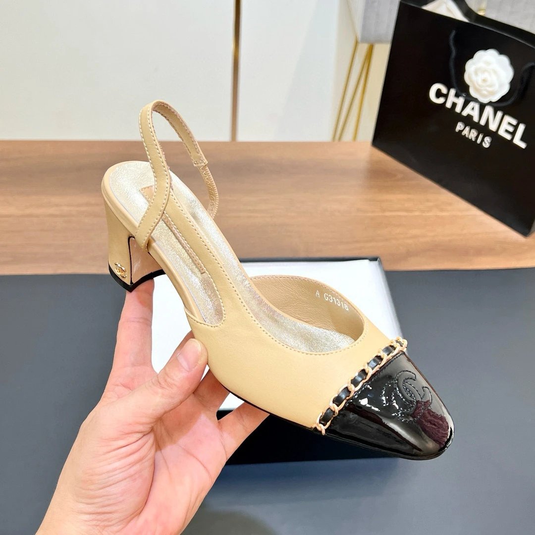 샤넬 슬링백 펌프스