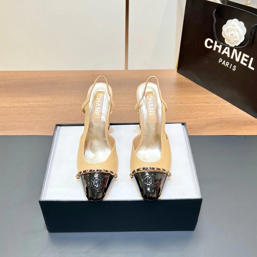 샤넬 슬링백 펌프스