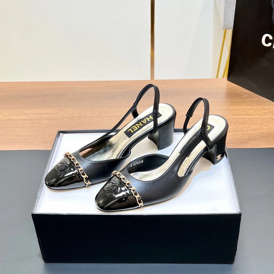 샤넬 슬링백 펌프스