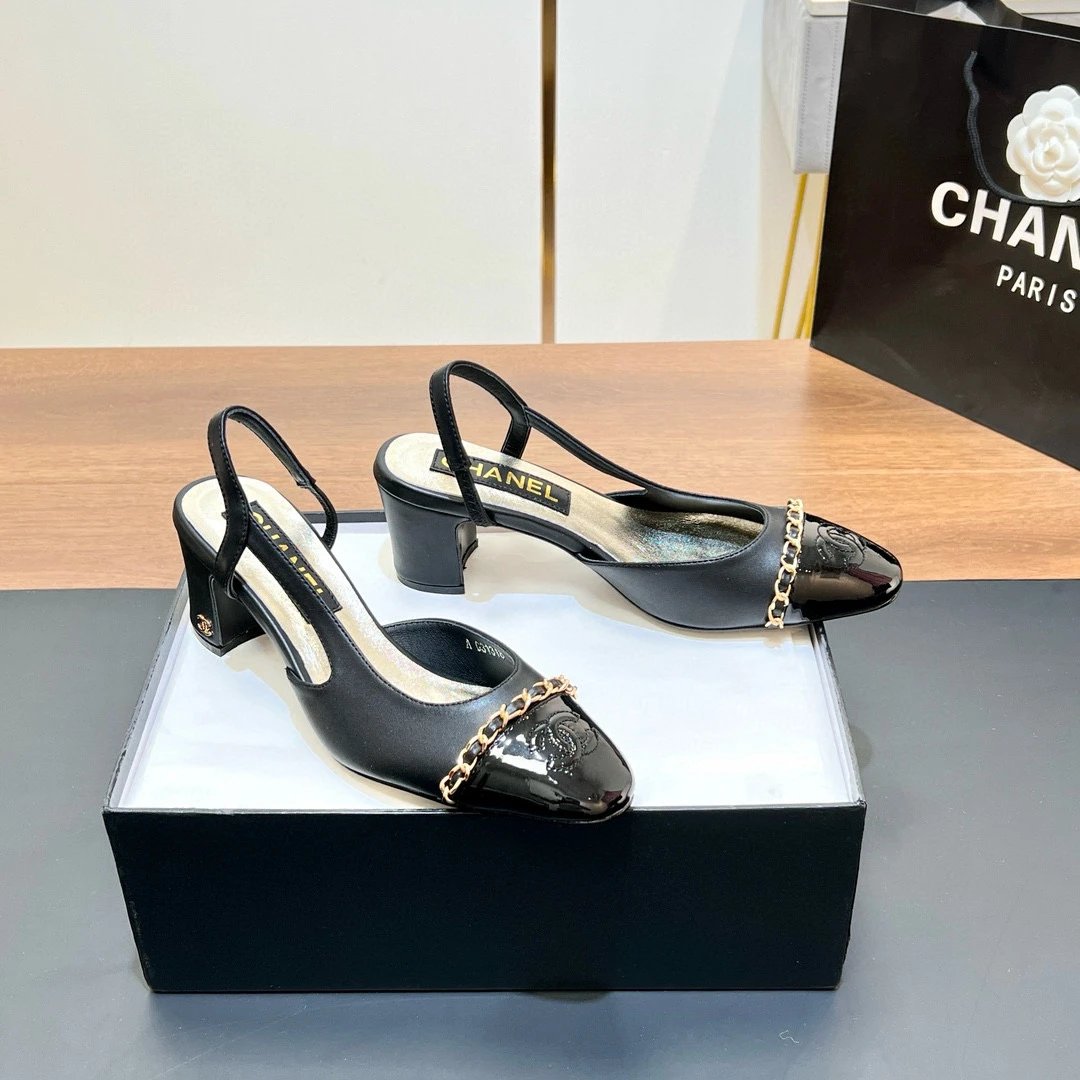 샤넬 슬링백 펌프스