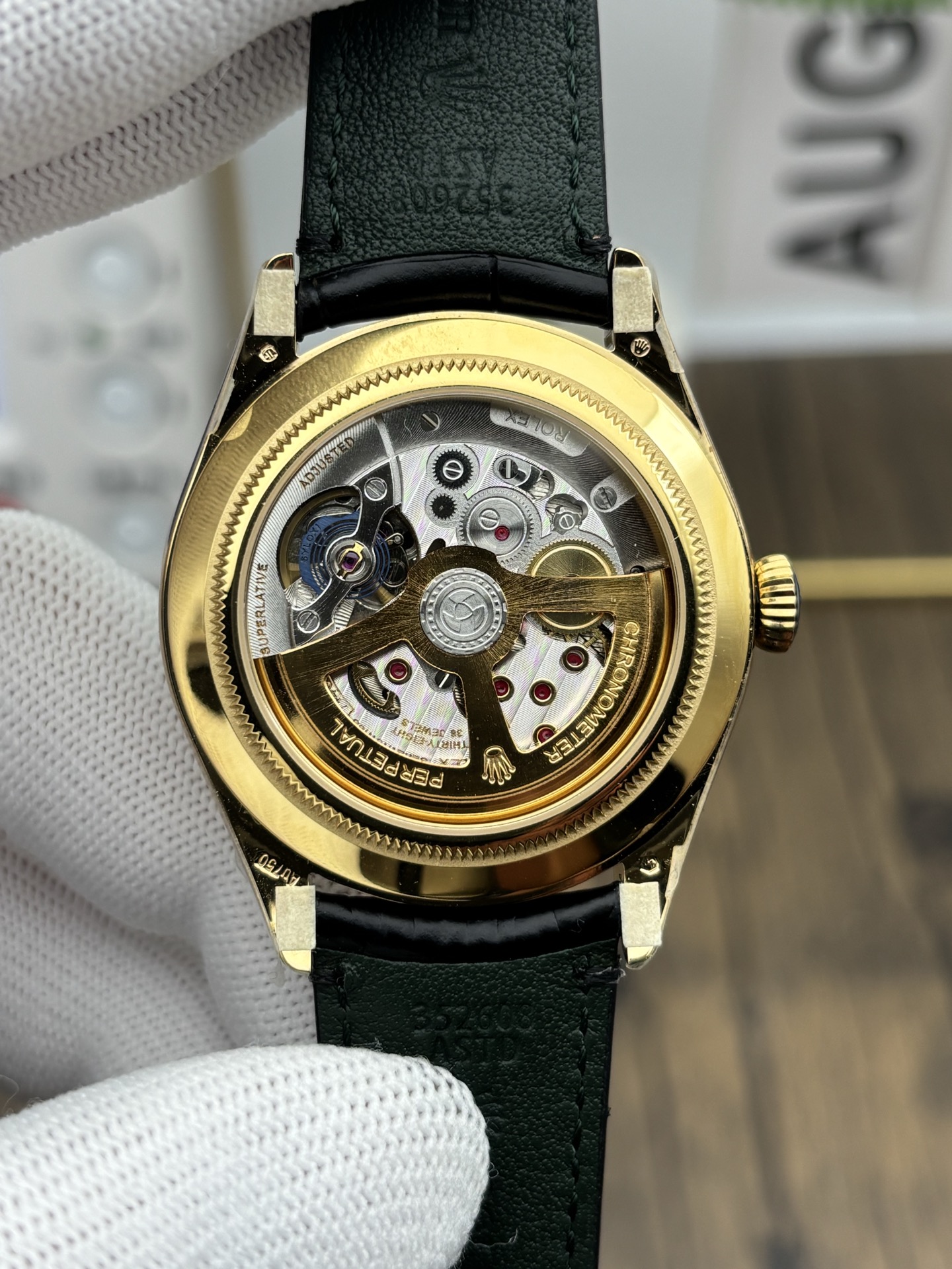 롤렉스 퍼페츄얼 1908 옐로우 골드