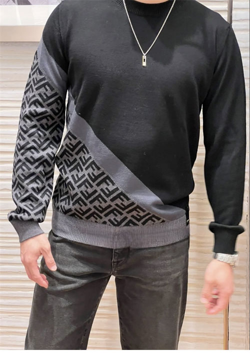 펜디 FF 다이고널 울 니트 스웨터