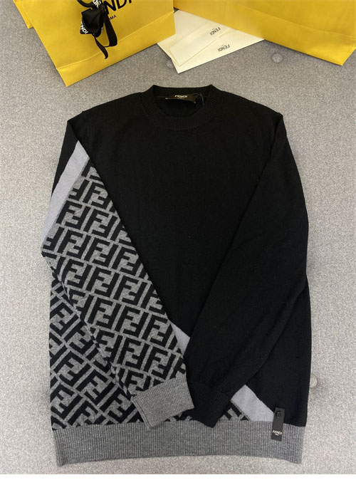 펜디 FF 다이고널 울 니트 스웨터