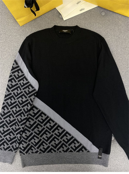 펜디 FF 다이고널 울 니트 스웨터