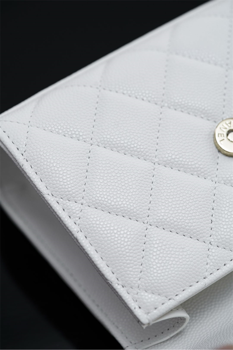 샤넬 25s 켈리 탑핸들 체인 크로스 백 화이트