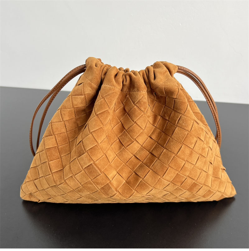 보테가베네타 인트레치아토 스웨이드 더스트 백