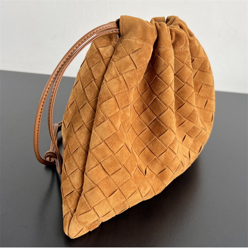 보테가베네타 인트레치아토 스웨이드 더스트 백