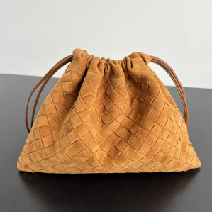 보테가베네타 인트레치아토 스웨이드 더스트 백