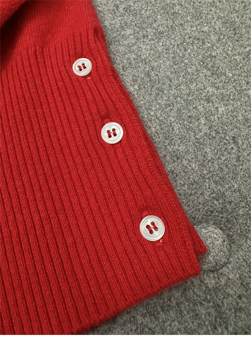 톰브라운 사선완장 4-Bar 크롭 캐시미어 가디건 [터보]
