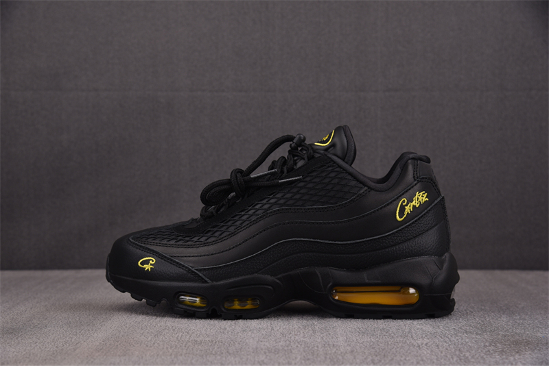 나이키 x 코르테이즈 에어맥스 95 블랙 앤 투어 옐로우 FB2709-003