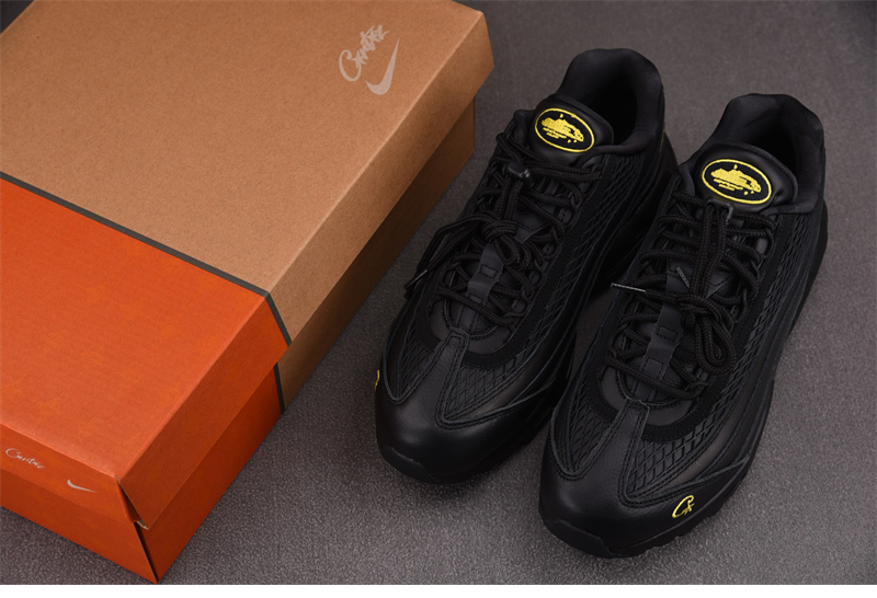 나이키 x 코르테이즈 에어맥스 95 블랙 앤 투어 옐로우 FB2709-003