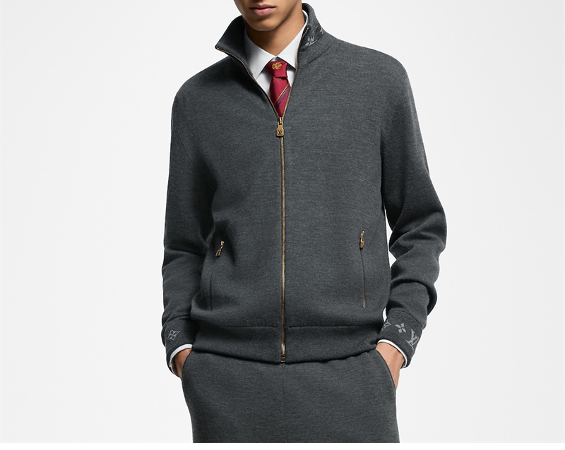 루이비통 더블 페이스 니트 트래블 블루종