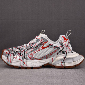 발렌시아가 3XL 익스트림 레이스 스니커즈 그레이/레드/브라운