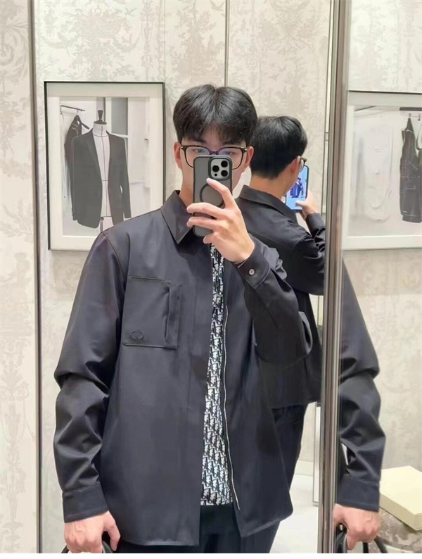 디올 CD Icons 워크웨어 자켓