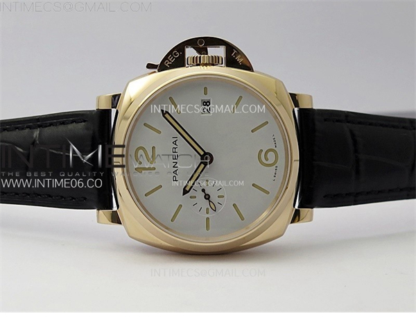 VS공장 파네라이 PAM1336 화이트다이얼 블랙버러스트랩 PAM1336 Y RG VSF 1_1 Best Edition White Dial on Black Leather Strap Asian P900