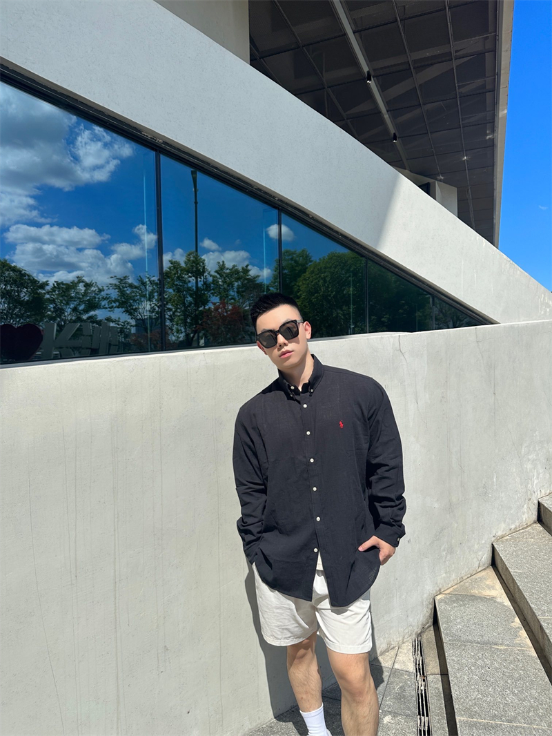 폴로 랄프로렌 클래식 브로시 플란넬 셔츠