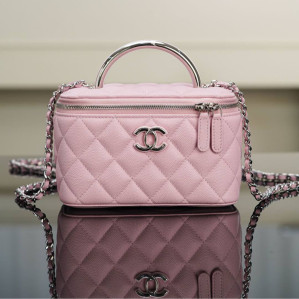 샤넬 25P 탑핸들 코스메틱 베니티 체인백