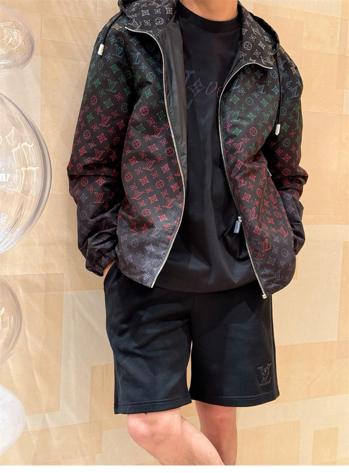 루이비통 라인스톤 LV 엠벨리시드 저지 숏 팬츠