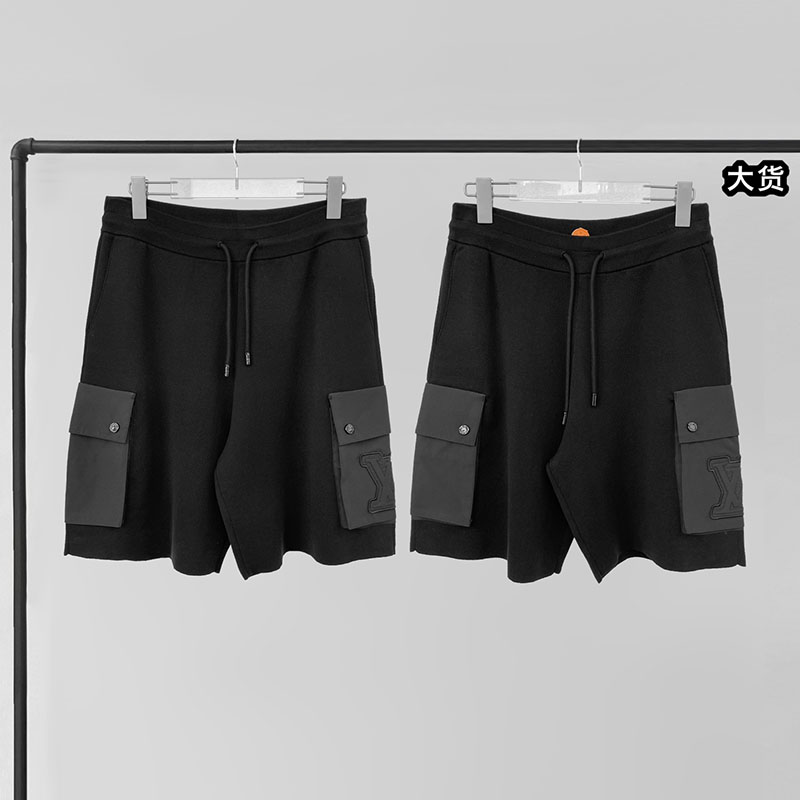 루이비통 24 하이브리드 코튼 니트 테크 숏 팬츠