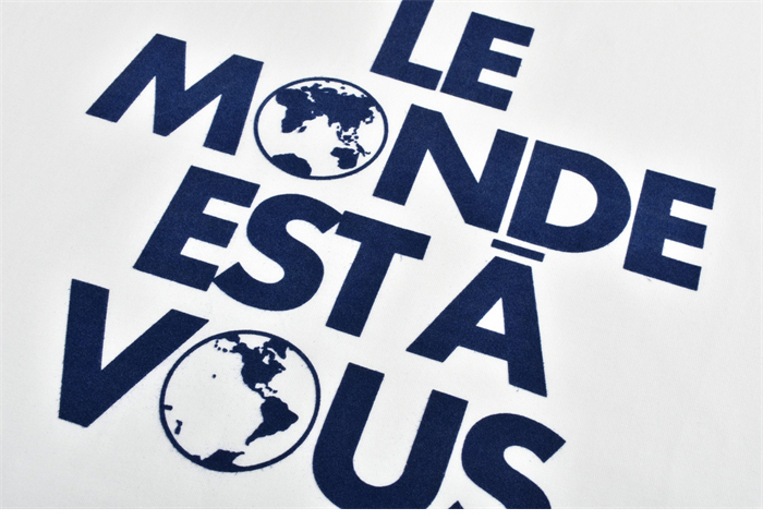 루이비통 Le Monde Est À Vous 그래픽 반팔 티셔츠