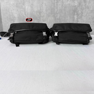 프라다 리나일론 사피아노 레더 숄더 바이커 백 미디엄 2VH994