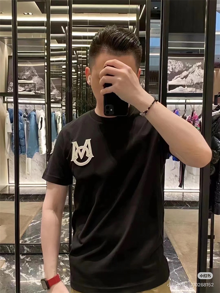 몽클레어 모노그램 반팔 티셔츠