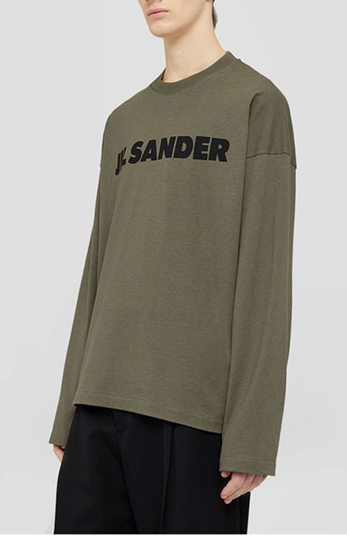 질센더 로고 긴팔 티셔츠 4컬러