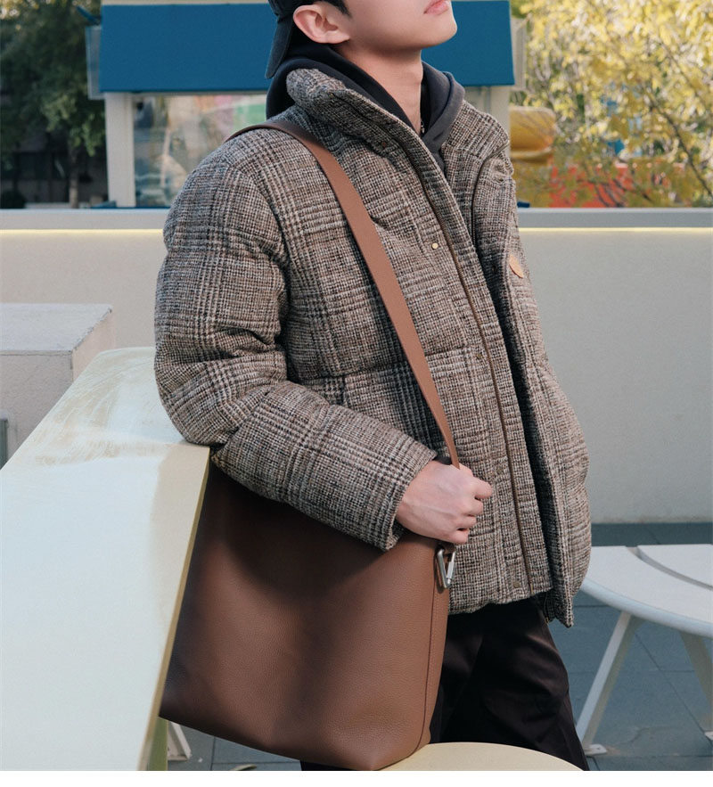 루이비통 트위드 다운 블루종