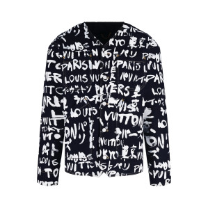 루이비통 x 니고 LV 스크리블 데님 카라리스 자켓