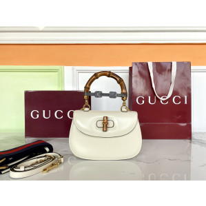 구찌 뱀부 1947 스몰 탑 핸들