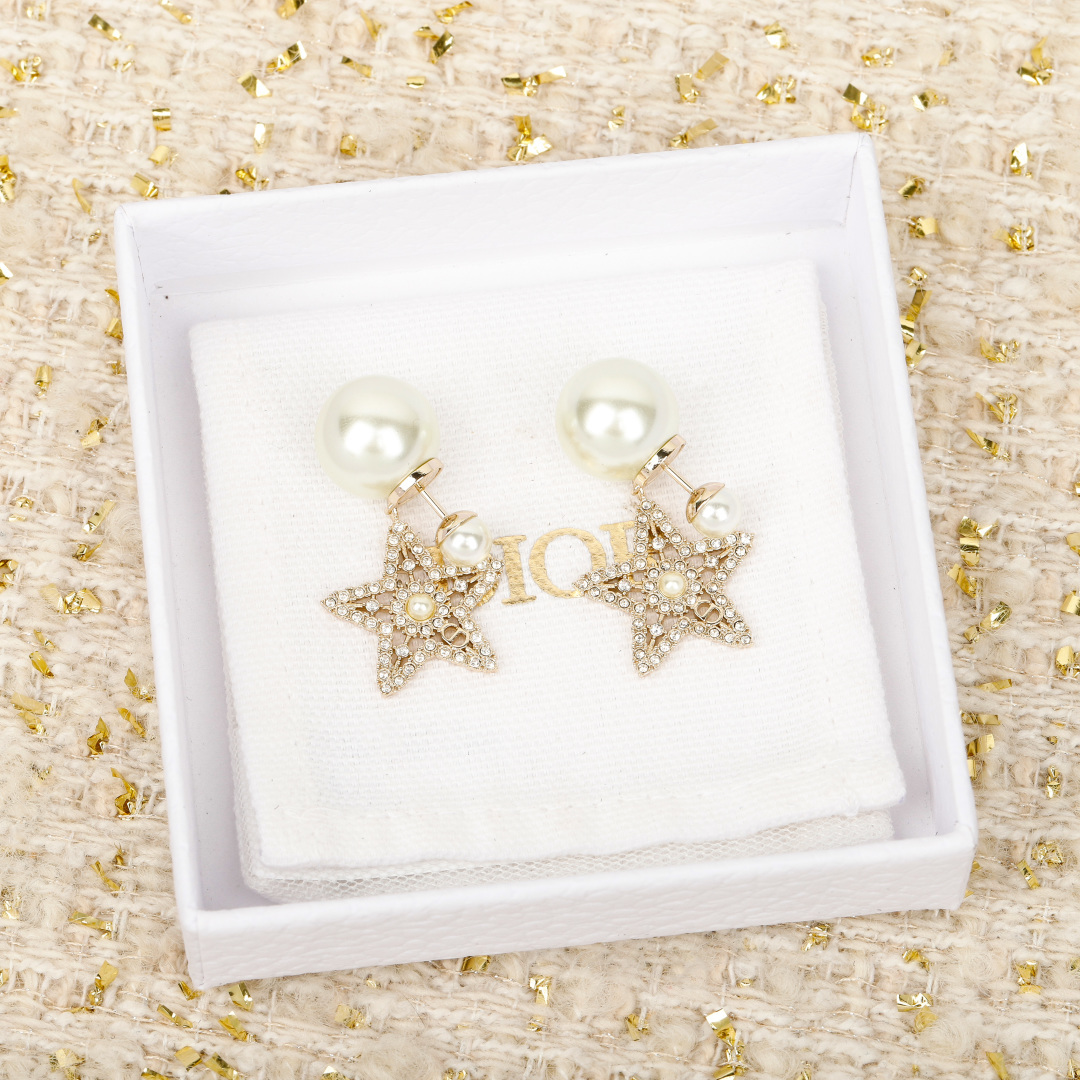 디올 트라이벌 스타 이어링