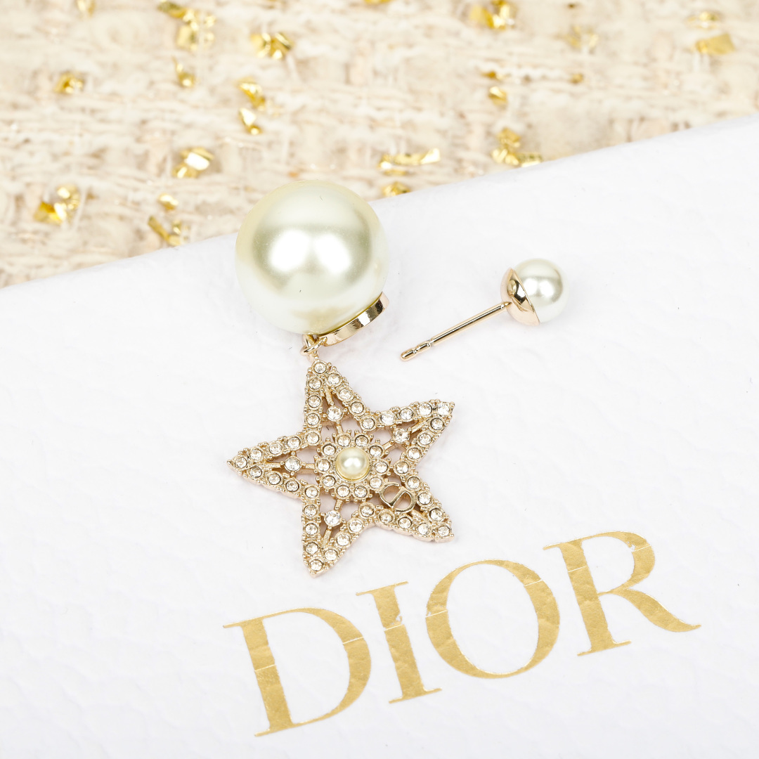 디올 트라이벌 스타 이어링