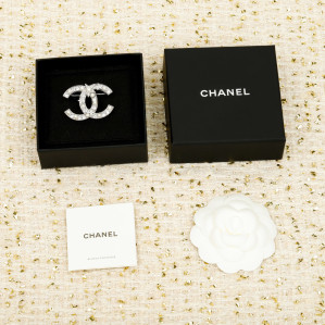 샤넬 CC 로고 코스튬 브로치