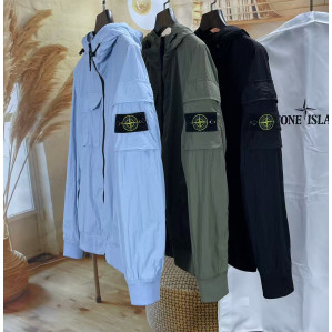 스톤아일랜드 라이트 소프트 쉘 R 후드 바람막이