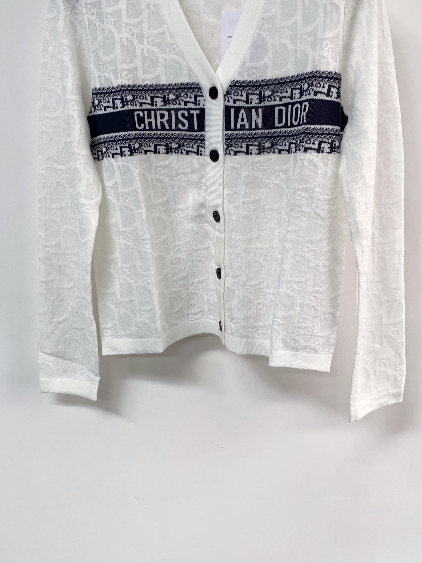 디올 오빌리크 브이넥 가디건