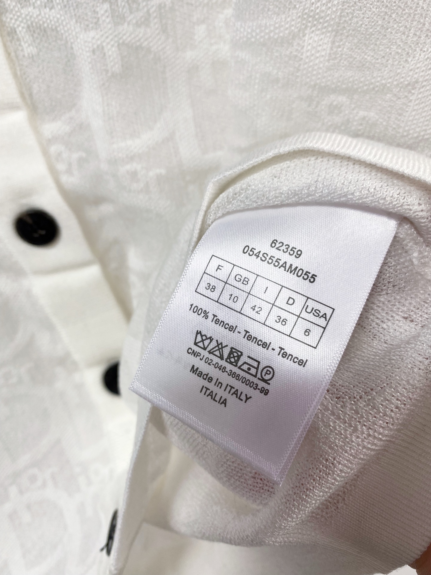 디올 오빌리크 브이넥 가디건