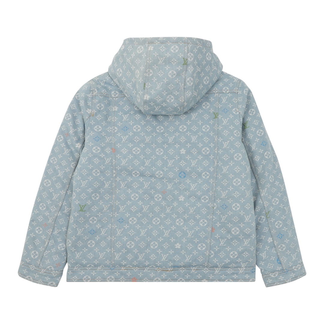 루이비통 모노그램 멀티컬러 데님 후디드 자켓