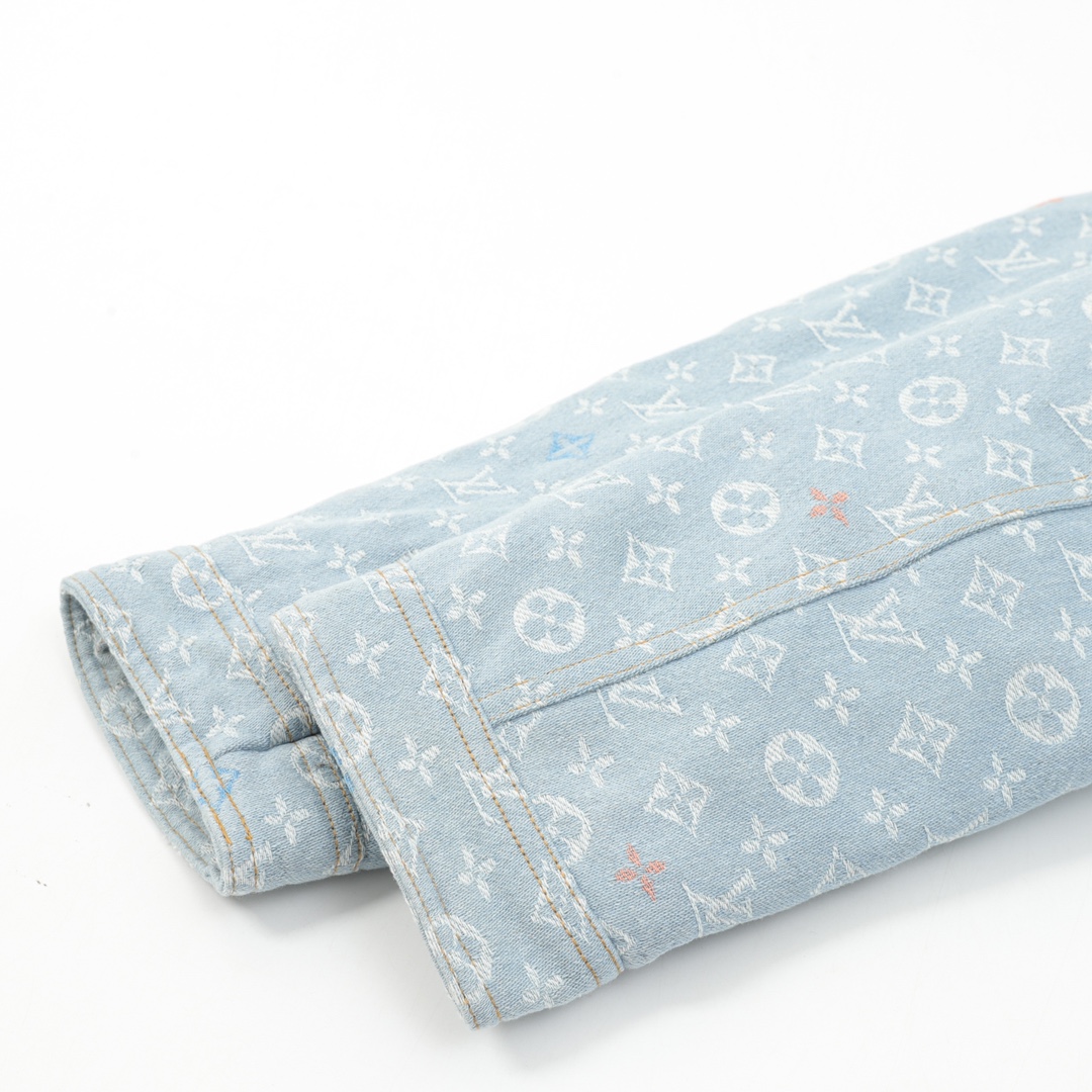 루이비통 모노그램 멀티컬러 데님 후디드 자켓