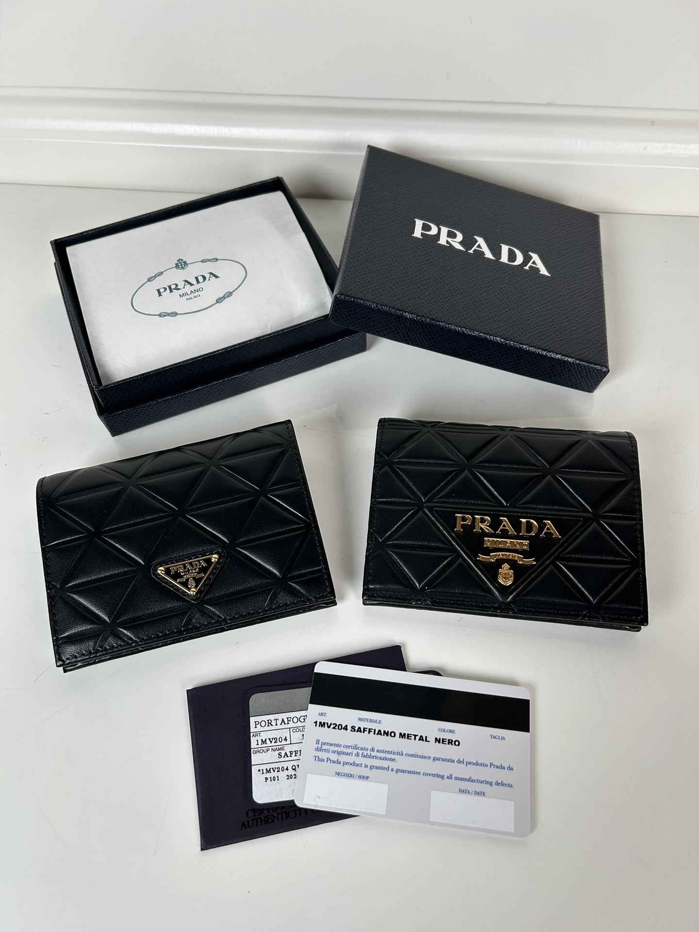 프라다 나파 레더 월릿