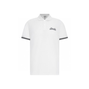 몽클레어 스크립트 로고 피케 셔츠