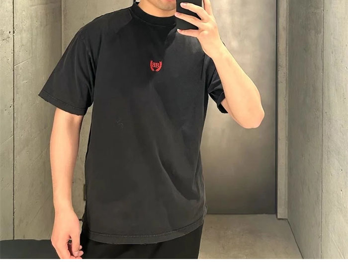 발렌시아가 BB 로렐 클래식 반팔 티셔츠