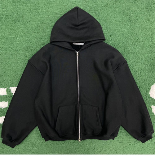 알렉산더왕 오버사이즈 로고 후드 집업 2컬러