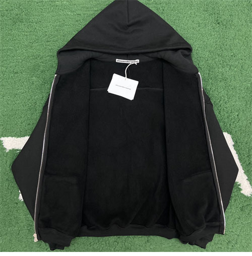 알렉산더왕 오버사이즈 로고 후드 집업 2컬러