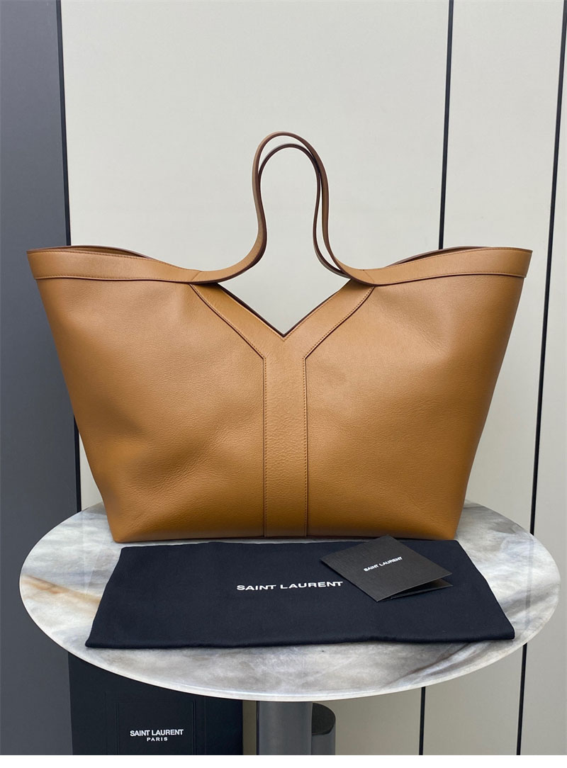 생로랑 레더 Y 토트백