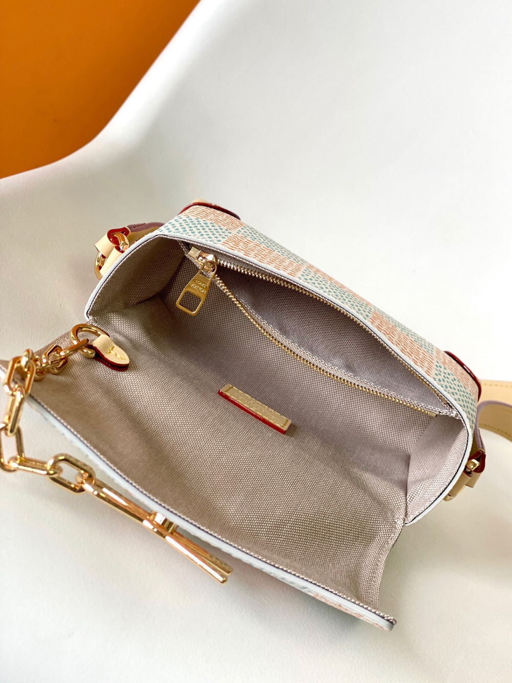 Louis Vuitton Damier Heritage Monogram Steamer Wearable Wallet