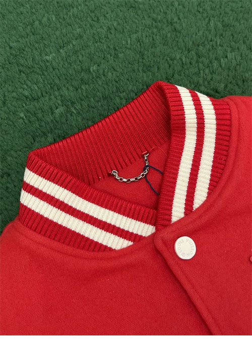 루이비통 x 퍼렐 믹스 레더 바시티 블루종 자켓